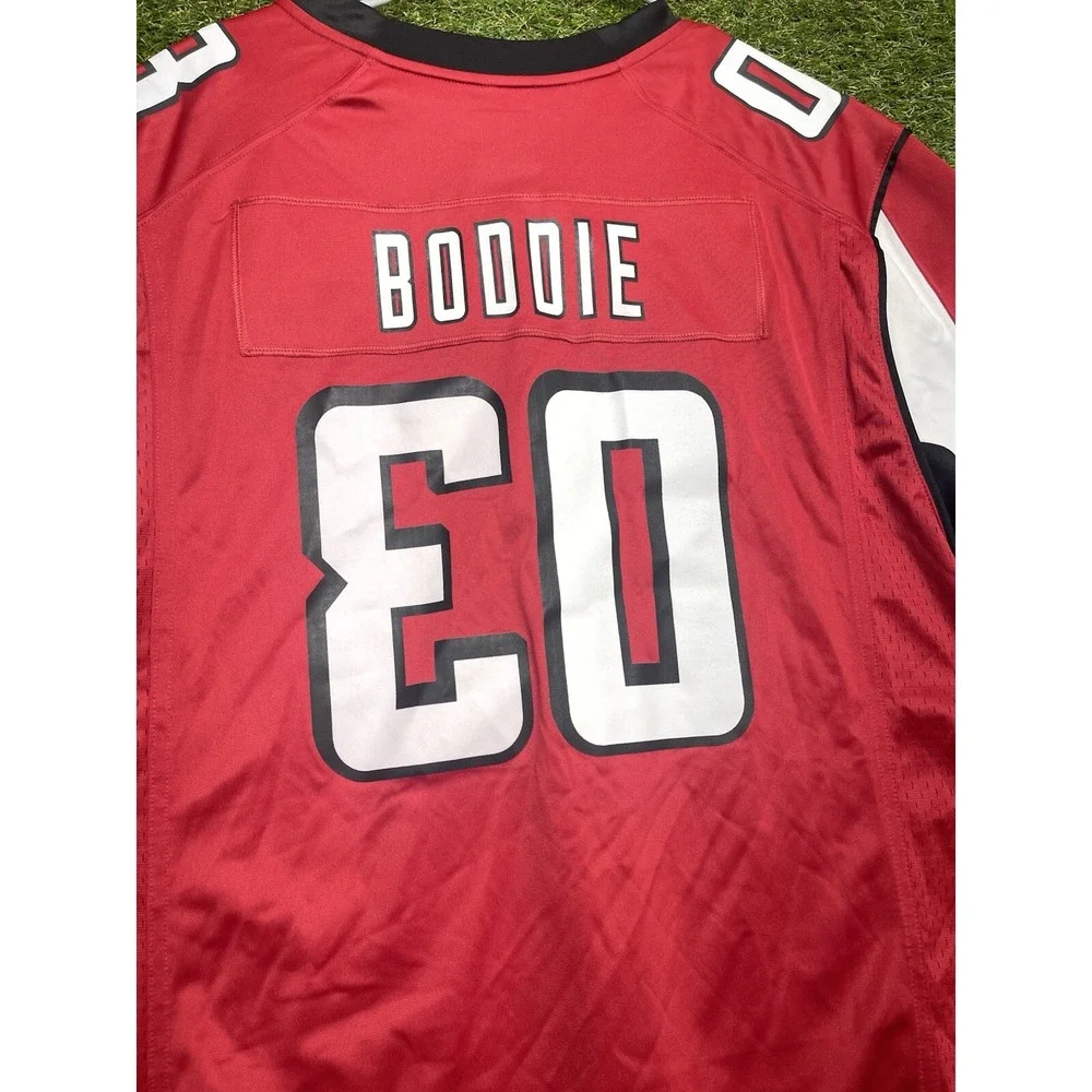 Atlanta Falcons Michael Dwayne Boddie Nike Jersey Mens XL Red Blank #30 NFL Y2K